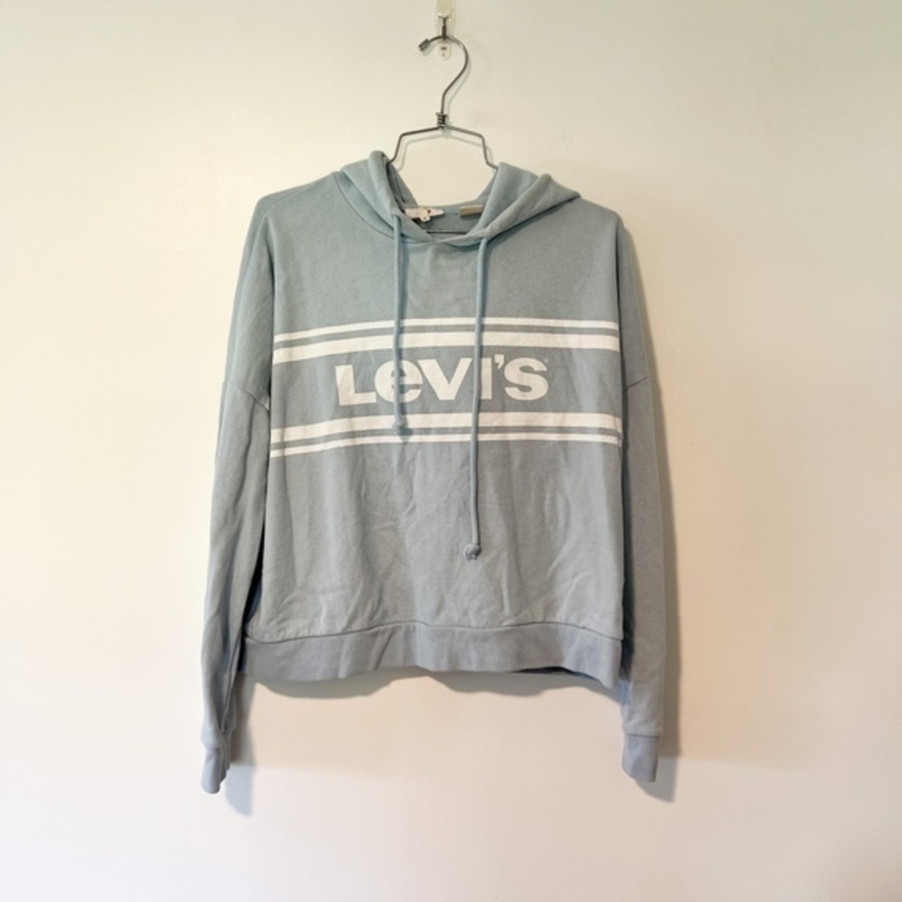 Levi's Light Blue Hoodie sz S